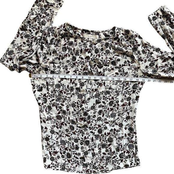 Ann Taylor LOFT Autumn Floral Button Down Shirt NWOT - Picture 16 of 17